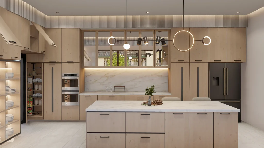 Apartment Projects in UAE Kitchen Cabinets 1
