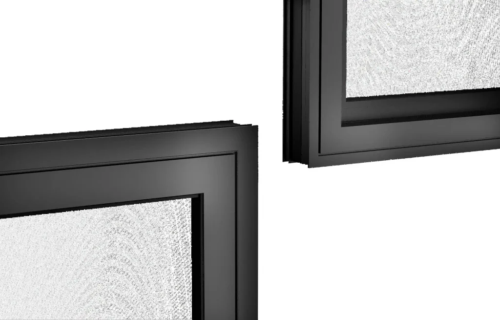 Modern Homes slim aluminum framed window
