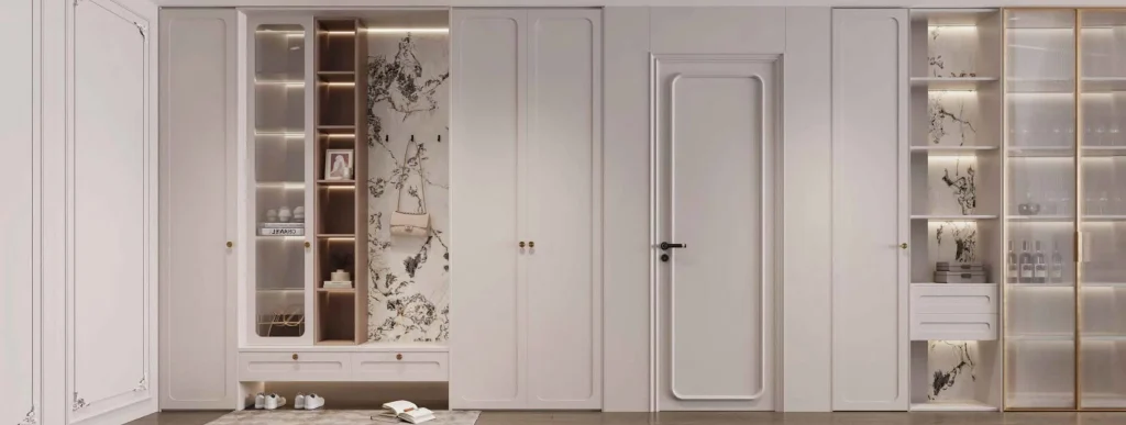 L ZM SERIES PAINTED ECOLOGICAL DOOR WITH SHAPE
