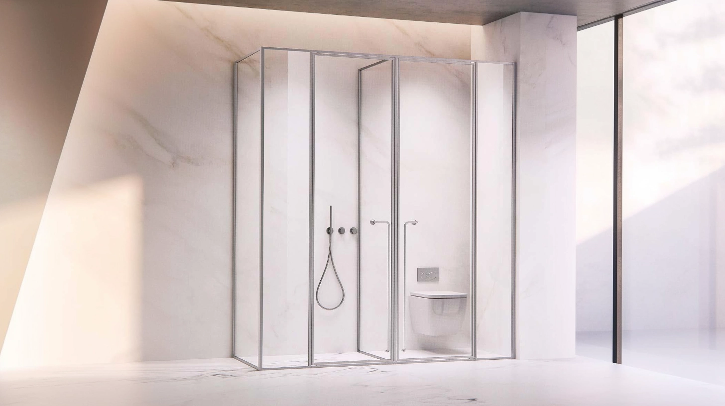 Modern Glass Shower Enclosure
