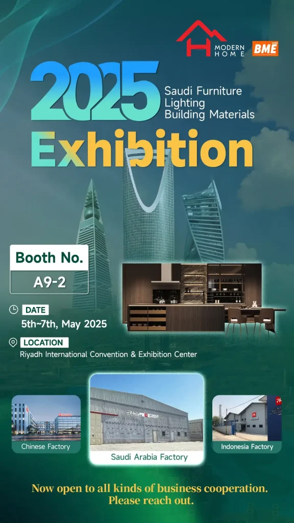 Modern Home 2025 Saudi Furniture Lighting Building Materials Exhibition Post