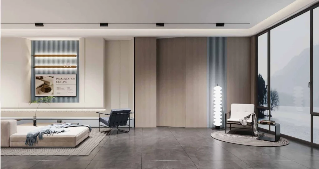 YX PM 2 SERIES ALUMINUM INVISIBLE DOOR