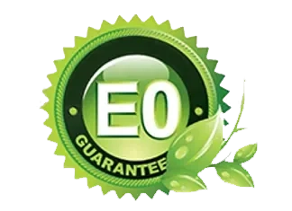 E0 guarantee cert logo
