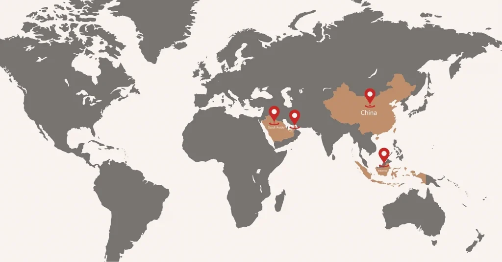 Modern Home Global Map