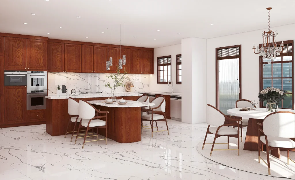Natural Wood Kitchen Cabinets