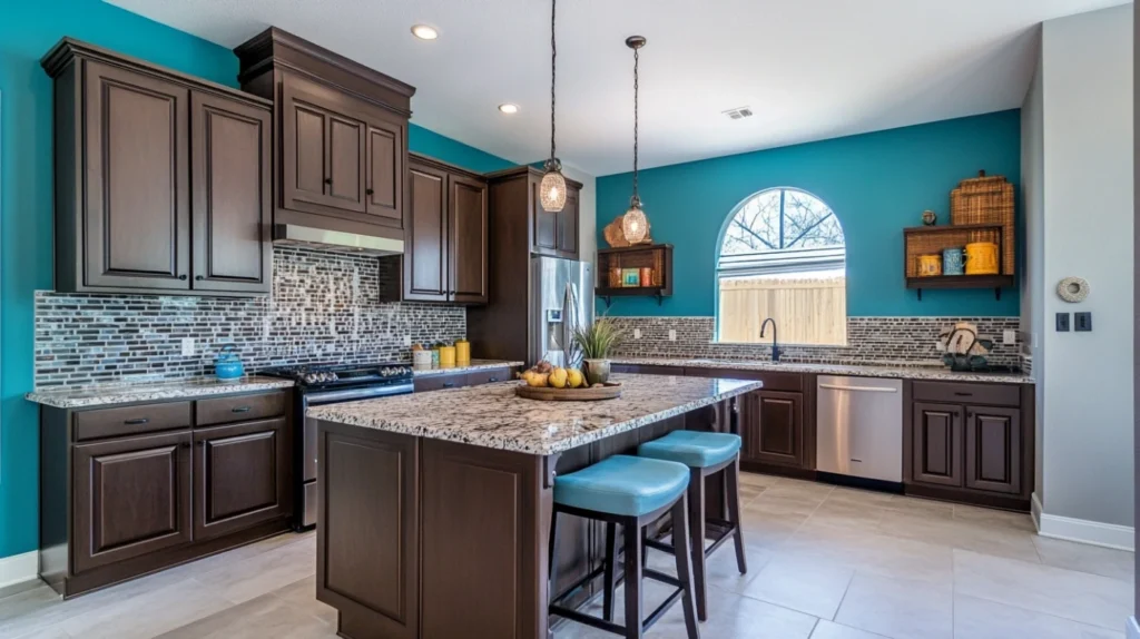 2. luxury dark brown kitchen cabinets look