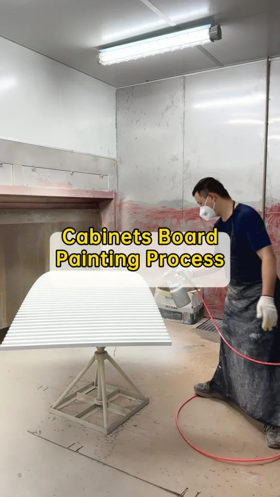 Advanced Lacquer Cabinets Board Painting Process