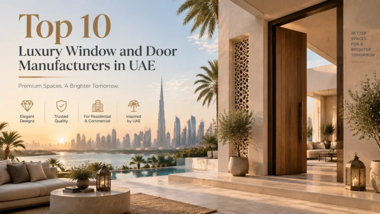 TOP 10 luxury window and door manufacturers in UAE