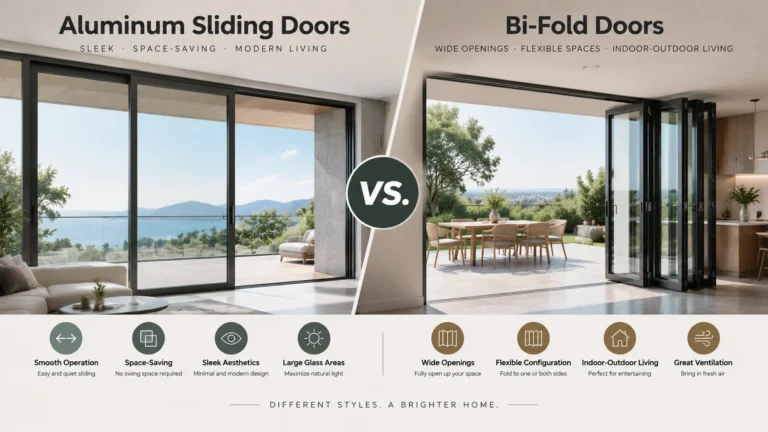 Aluminum Sliding Doors VS. Bi-Fold Doors