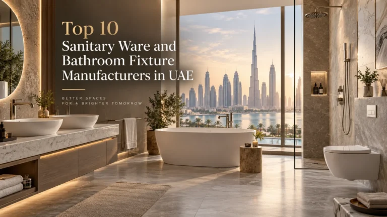 top 10 sanitary ware and bathroom fixture manufacturers in UAE