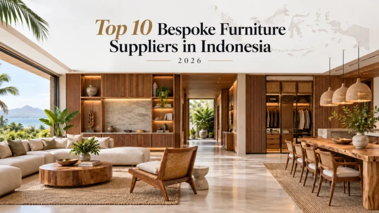 top 10 bespoke furniture suppliers in Indonesia