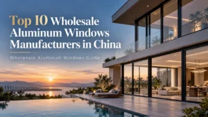 top 10 wholesale aluminum windows manufacturers in China