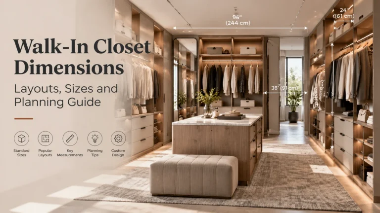 walk-in closet dimensions